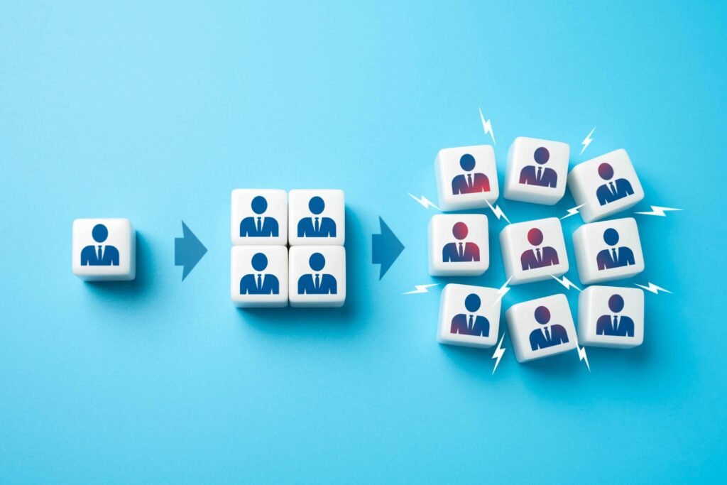 A visual representation of digital marketing growth